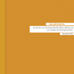 Acceso a la educación de nivel medio en la Ciudad de Buenos Aires