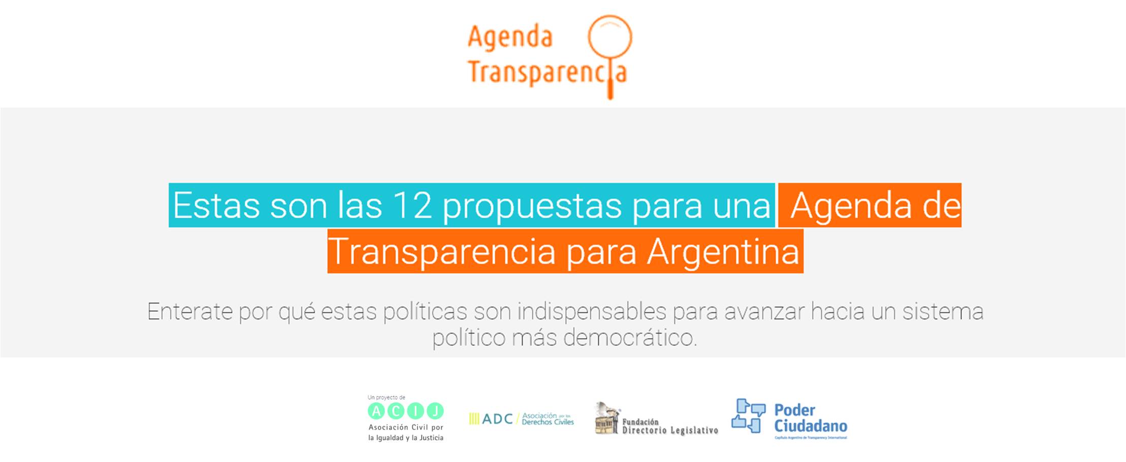 Agenda transparencia flyer